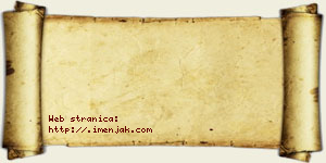 Jana Stojanović vizit kartica